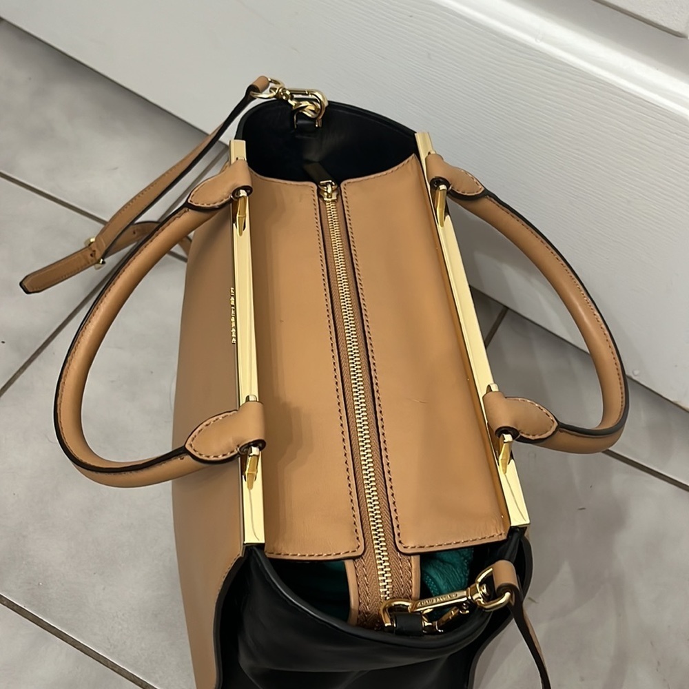 Michael Kors Lana Colorblock Leather Medium Bag - Picture 9 of 16